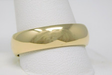 14 kt Gold 7.0 mm Half Round Wedding Band Ring Size 12.75 B2779