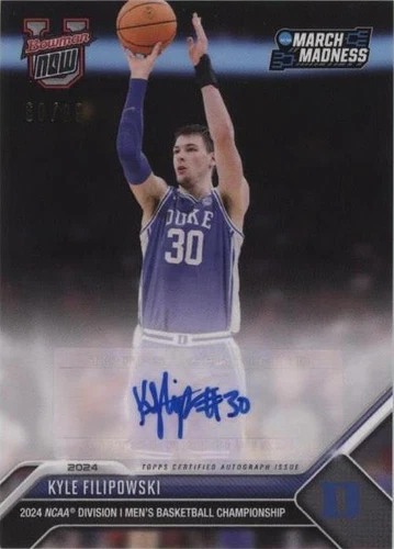 2023-24 Bowman U Now Ncaa March Madness - Kyle Filipowski #14A