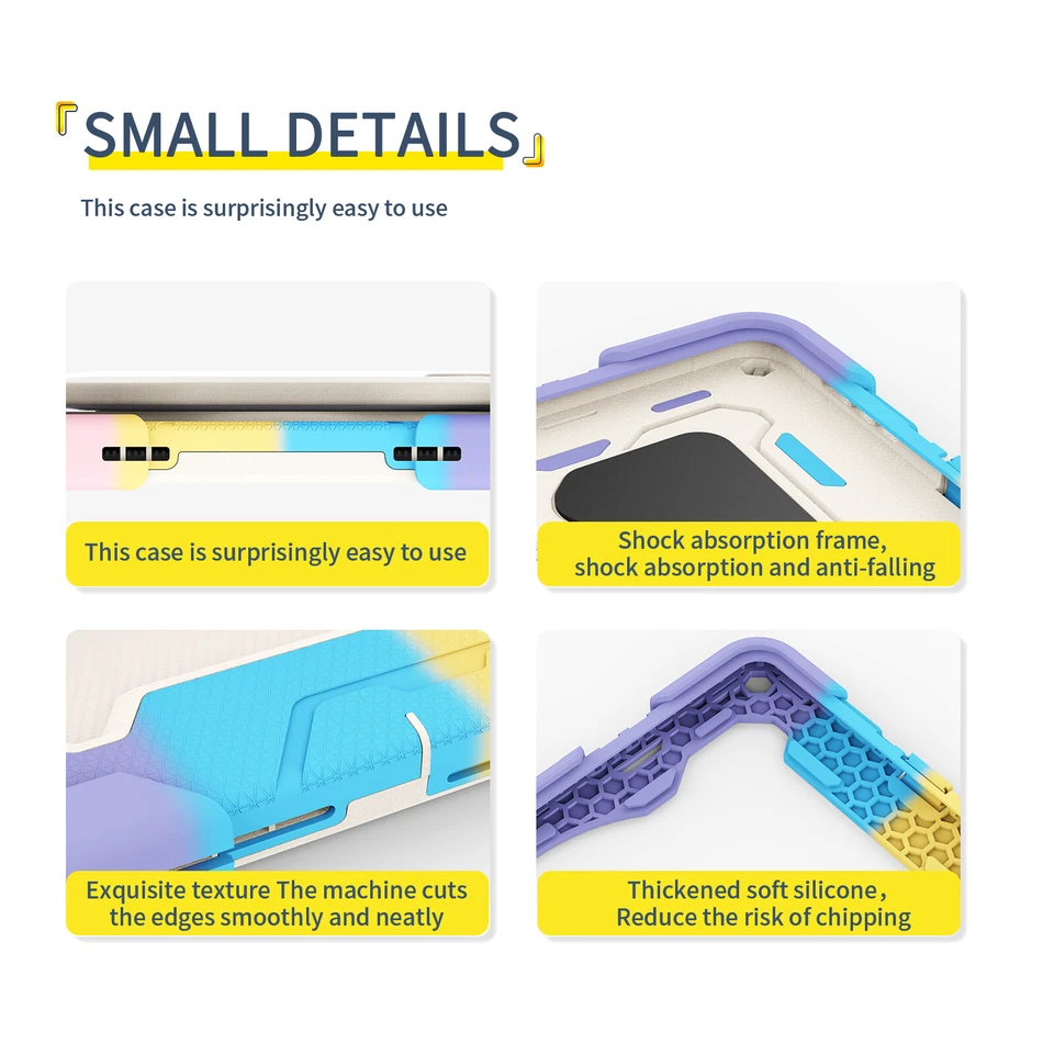 Case For Samsung Tab A8 10.5 / A7 10.4 A7 Lite 8.7 Shockproof Heavy Duty Cover - Image 4 of 4