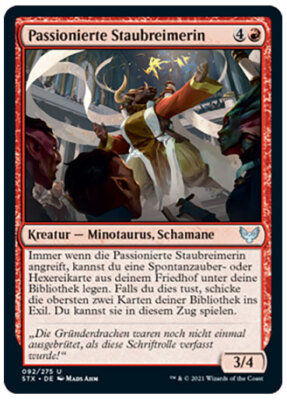  Magic the Gathering - Passionierte Staubreimerin - STX-DE092 MtG NM