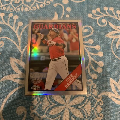 2023 Topps Chrome Jose Ramirez 1988 Refractor #88BC-17 Cleveland Guardians