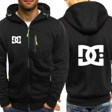 Men's DC Logo Stylish Hooded Jacket 2025
