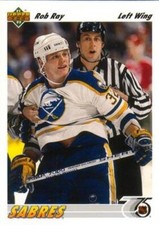 #349 Rob Ray - Buffalo Sabres - 1991-92 Upper Deck Hockey