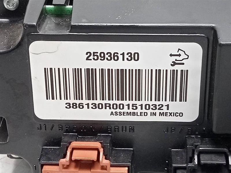 Used A/C Selector Switch fits: 2010 Chevrolet Suburban 1500 rear console mounted - Image 2 of 4