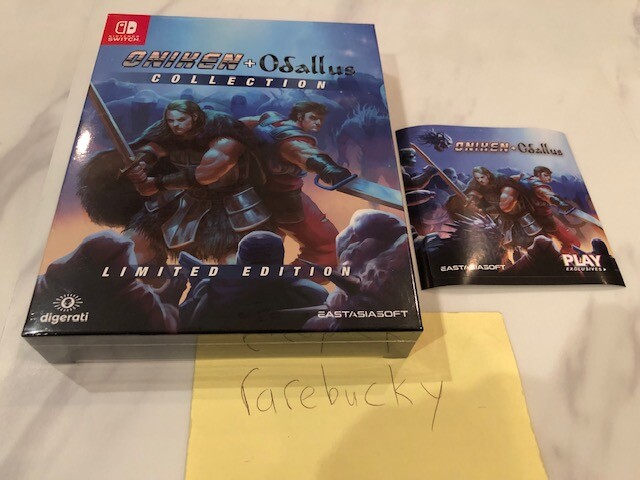 Nintendo Switch Oniken + Odallus Collection Switch Oniken + Odallus Collection Limited Edition (Switch) NEW SEALED W