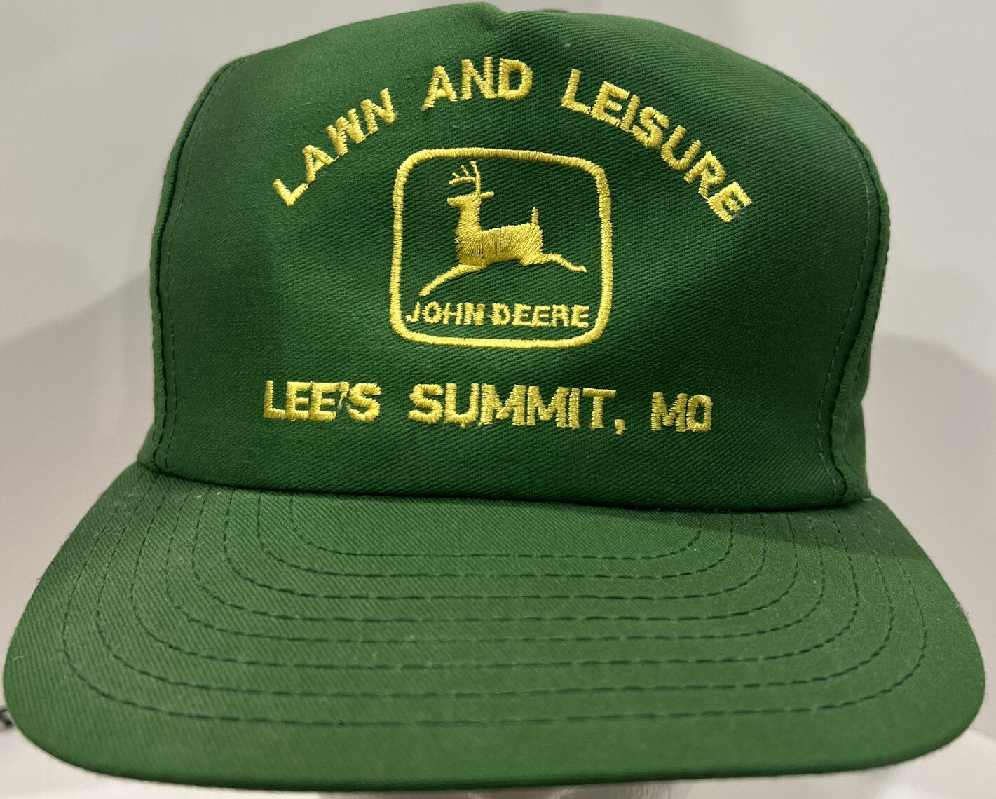 Lawn And Leisure John Deere Lee’s Summit Missouri SnapBack Baseball Hat Cap USA