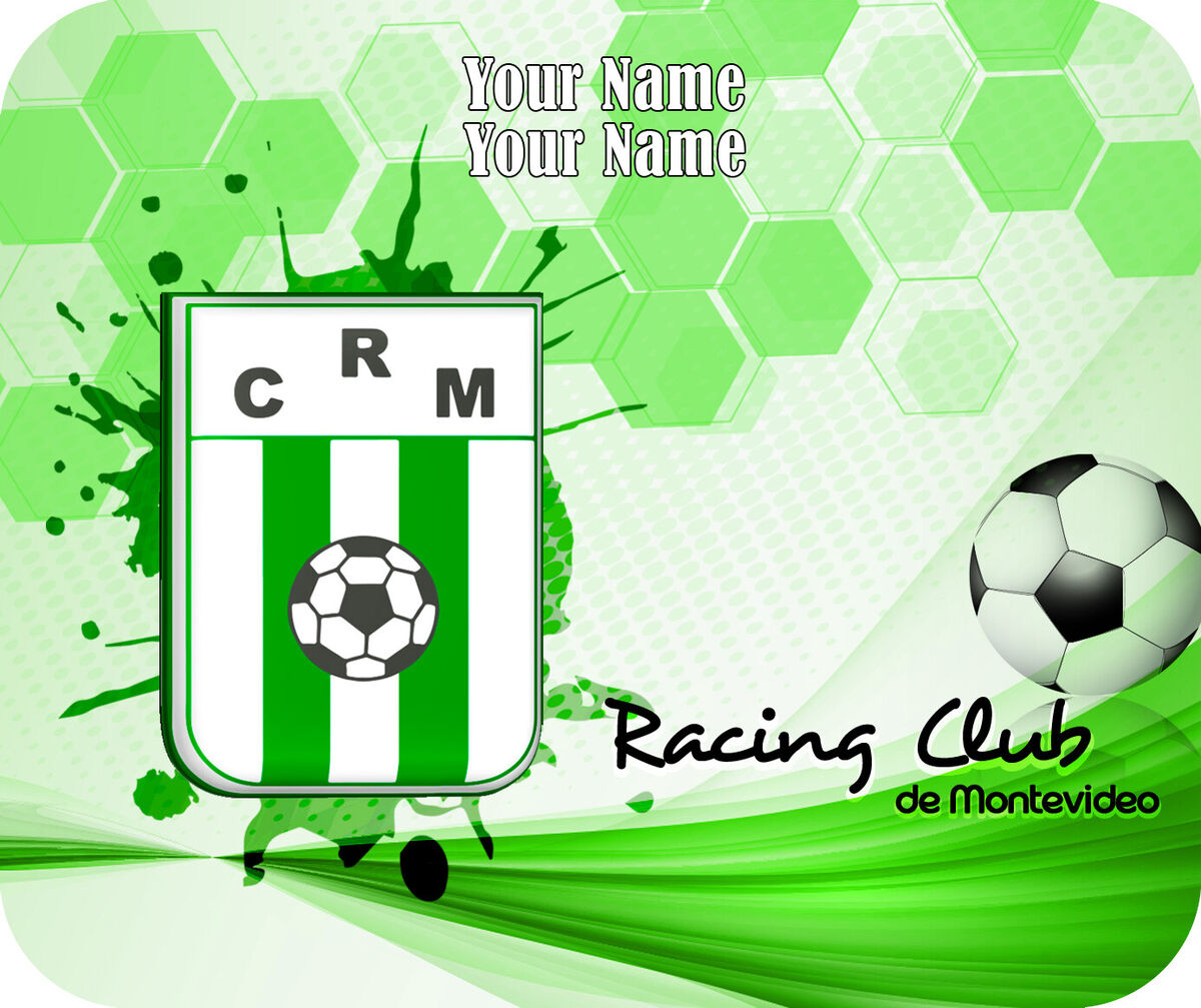 Racing Montevideo FC, glitter logo, Uruguayan Primera Division