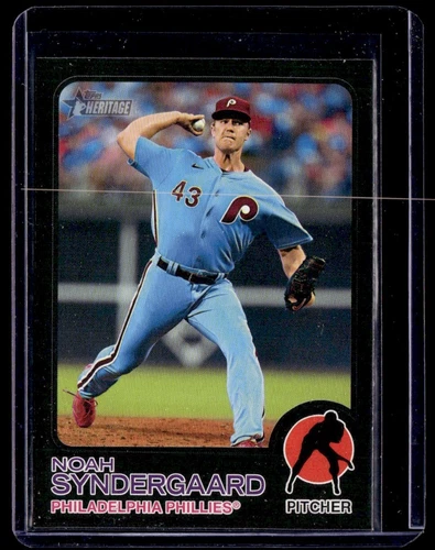 2022 Topps Heritage High Number Black Border SP /50 Noah Syndergaard