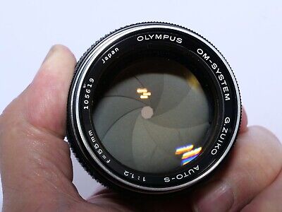 Olympus G. Zuiko Auto-S 55mm f1.2 FAST OM Normal Lens. Caps Olympus G. Zuiko Auto-S 55mm f1.2 FAST OM Normal Lens. Caps