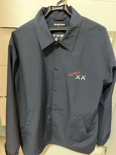 Giacca Coach Uniqlo KAWS Warhol Navy XL Edizione Limitata