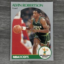 1990-91 Hoops #182 Alvin Robertson Milwaukee Bucks