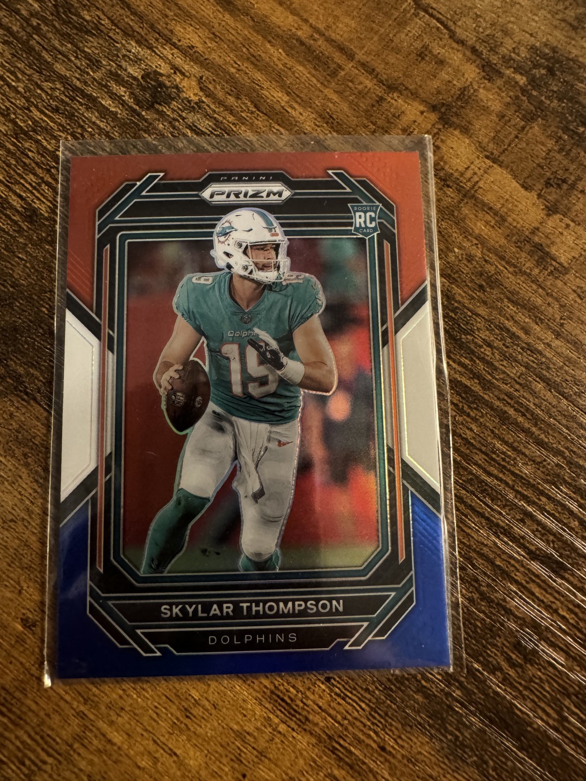 2022 PANINI PRIZM FOOTBALL #354 SKYLAR THOMPSON RC RED WHITE BLUE PARALLEL