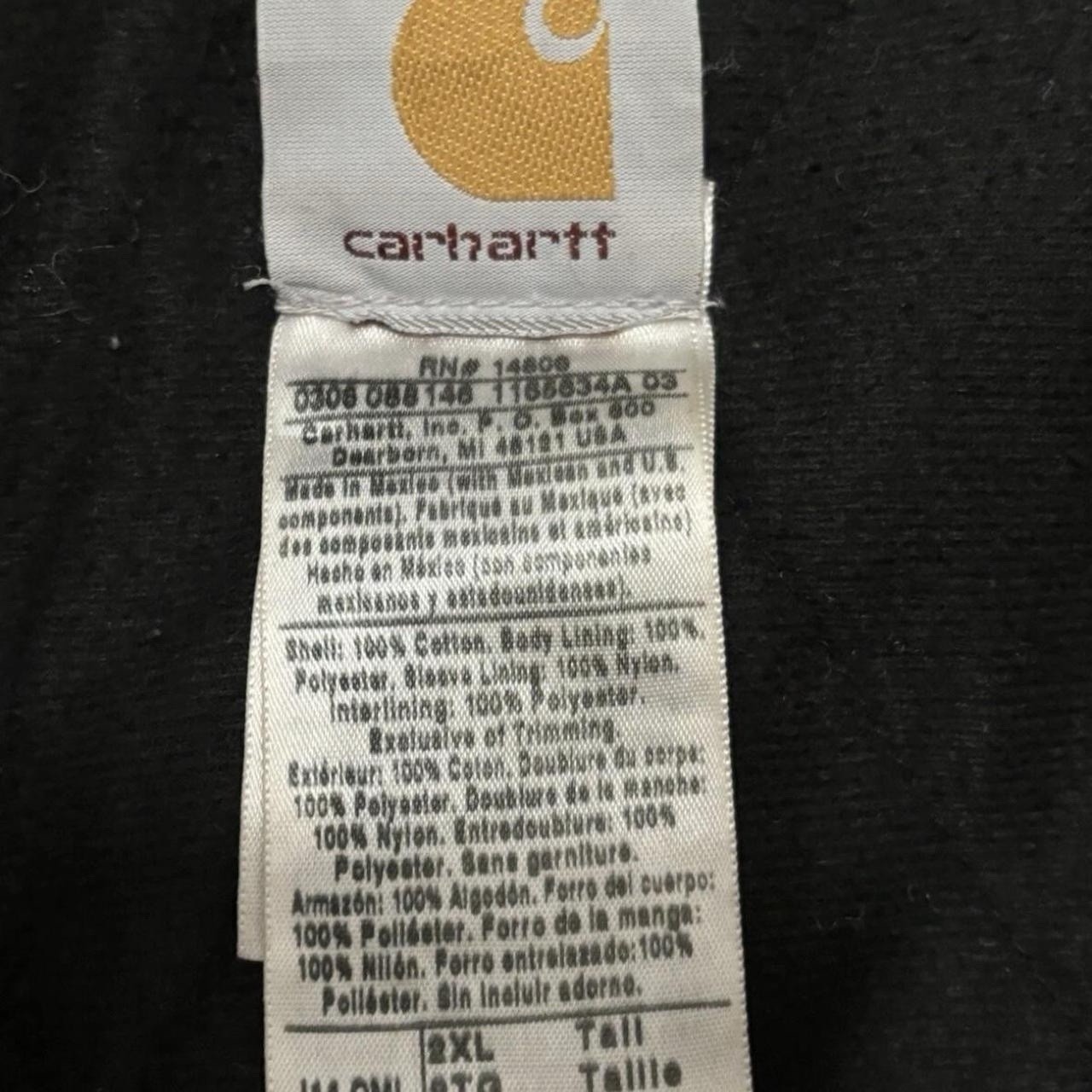 Vintage Carhartt Santa Fe Jacket Men’s 2XL Brown Camel J14 CML Duck Canvas Y2K thumbnail 3