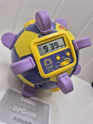 Casio Panicland DPC-100 Vibrating Talking Alarm Clock Vintage New Old Stock