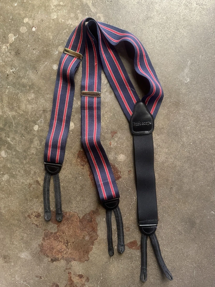 Bretelles Enfant Vintage Union Suspenders - Motif Vie Marine Rouge - Neuf Avec Étiquettes