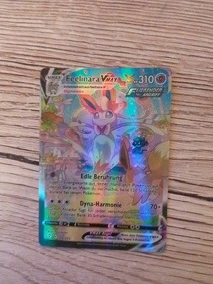 Feelinara Vmax Evolving Skies German Pokemon #212/203 Sylveon Vmax