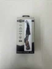 Schrade Old Timer Black Camo Sharpfinger w/Leather Sheath 7Cr17MoV Steel 152OTBC