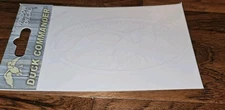 Duck Commander Decal Dynasty Logo Window Stickers Hunting New In Package White