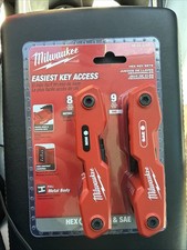Milwaukee 48-22-2183 - 17 Key Folding Hex Key SAE/Metric Sets - 2PC NEW!!!