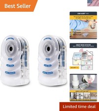 Leak Alert WiFi- 2 Pack - Smart Electronic Water Detector Alarm with Email, A...