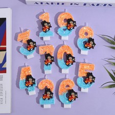 Dragon Ball Goku 3D Vela de Cumpleaños 09 Números Pastel Decoración Fiesta Regalo