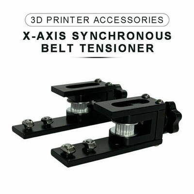2Stk X Achsen Zahnriemenspanner für 2020 Creality Ender CR-10 Tronxy 3D Drucker