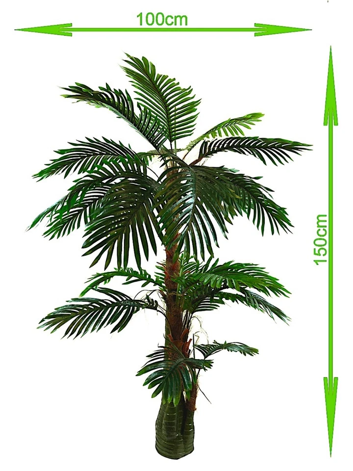 Cycas-Palme künstlich Cycuspalme 150 cm ohne Topf Kunstpalme Kunstbaum Deko - Bild 2 von 4