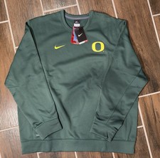 Men  s Nike Oregon Ducks Fleece Football Crewneck Sweatshirt - Size XXL