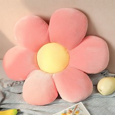 40CM Flower Shaped Cushion Floor Chair Seat Pad Pink Petal Seating Pillow