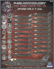 1/48 Furball F-35 Anthology Part VII Decals f...
