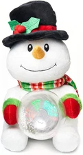 - Snowglobe Stormy | Animated Christmas Snowman with LED Light Stuffed Animal Pl