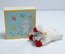 2024 Mini Lamb Chop PLUSH & Vintage Mini Puzzle Jigsaw 25 PC 7" X 7" COMPLETE