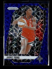 2024 Panini Prizm WNBA Jackie Young Blue Velocity Prizms #1