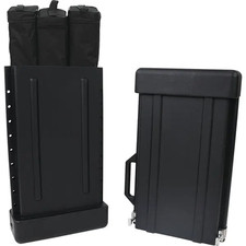 OCB Travel Case Trade Show Expandable Banner Stand Media Carrying Hard Plastic