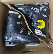 Roces Youth US 4-7 Idea Free Black/Silver Ski Boots Style 450492-00022