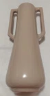 VTG Haeger USA 1871 Design No. 1 Matte Taupe Double Handle "Adam" Vase MCM