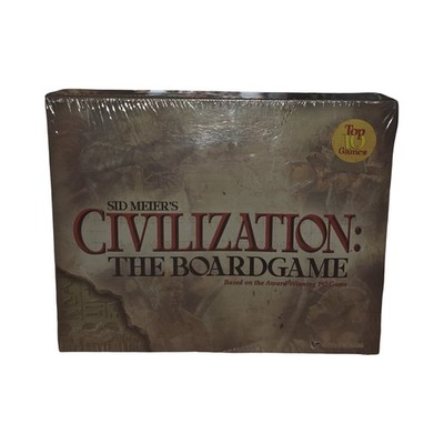 SID MEIERS CIVILIZATION BOARD GAME EAGLE GAMES 2002 1ST EDITION BRAND NEW SEALED