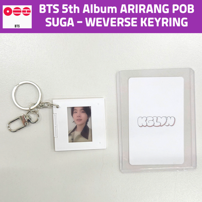 SUGA Collection] BTS ARIRANG Album POB Benefit Photocard Official