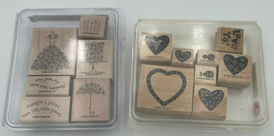 Stamping Up Blooming with Happiness Would Mounted Stamp Set, Love Ya Stamp 2 Set