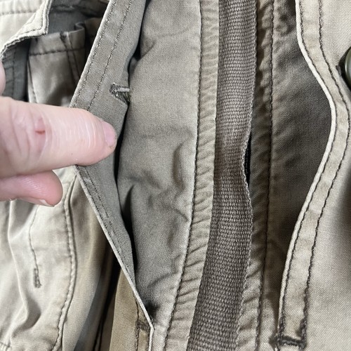 Chaqueta táctica Gap vintage para hombre grande de lona verde utilitaria abrigo militar campo - Imagen 9 de 13