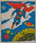 1966 - RARE COMPLETE DC Comics Superman National Periodical Cloth Banner Pennant — photo 4