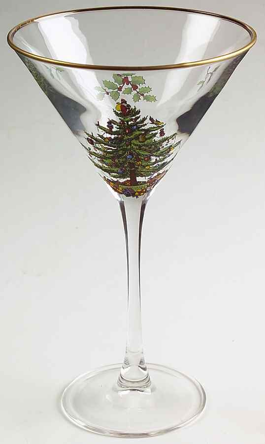 Spode Christmas Tree Martini Glass 4063916 | eBay