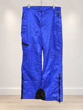 Mountain Goat Royal Blue Ski Snowboarding Snow Winter Pants Men's 34 Small