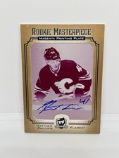 MATTHEW PHILLIPS Rookie 2021 Upper Deck The Cup Masterpiece Plate Auto 1/1 RC