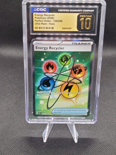 Energy Recycler 108/088 Me03: Perfect Order Full Art CGC PRISTINE ( Not PSA)
