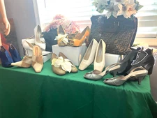 Christian Siriano blue Faux Suede Shoes Heels for payless Size 9