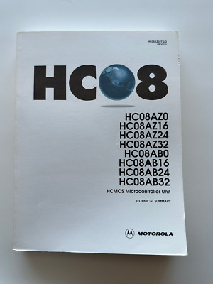 CPU08 M68HC08AZ60/AZ16/AB32 Central Processor Unit Reference Manual Motorola 