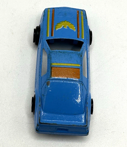 Vintage Tootsietoy Blue Pontiac Diecast Car - Picture 7 of 12
