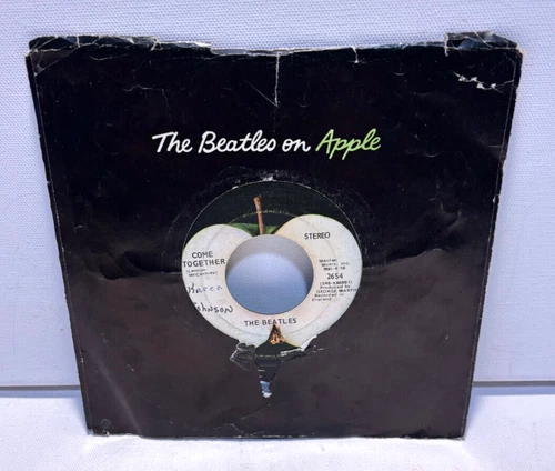 Vintage 1969  The Beatles ‎– Something / Come Together 45 RPM Vinyl Record