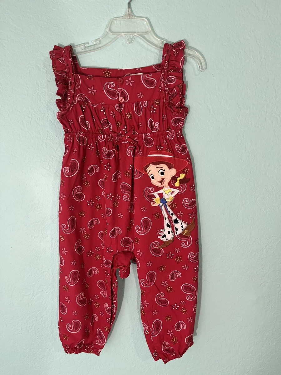 Baby girl red jumpsuit cheap